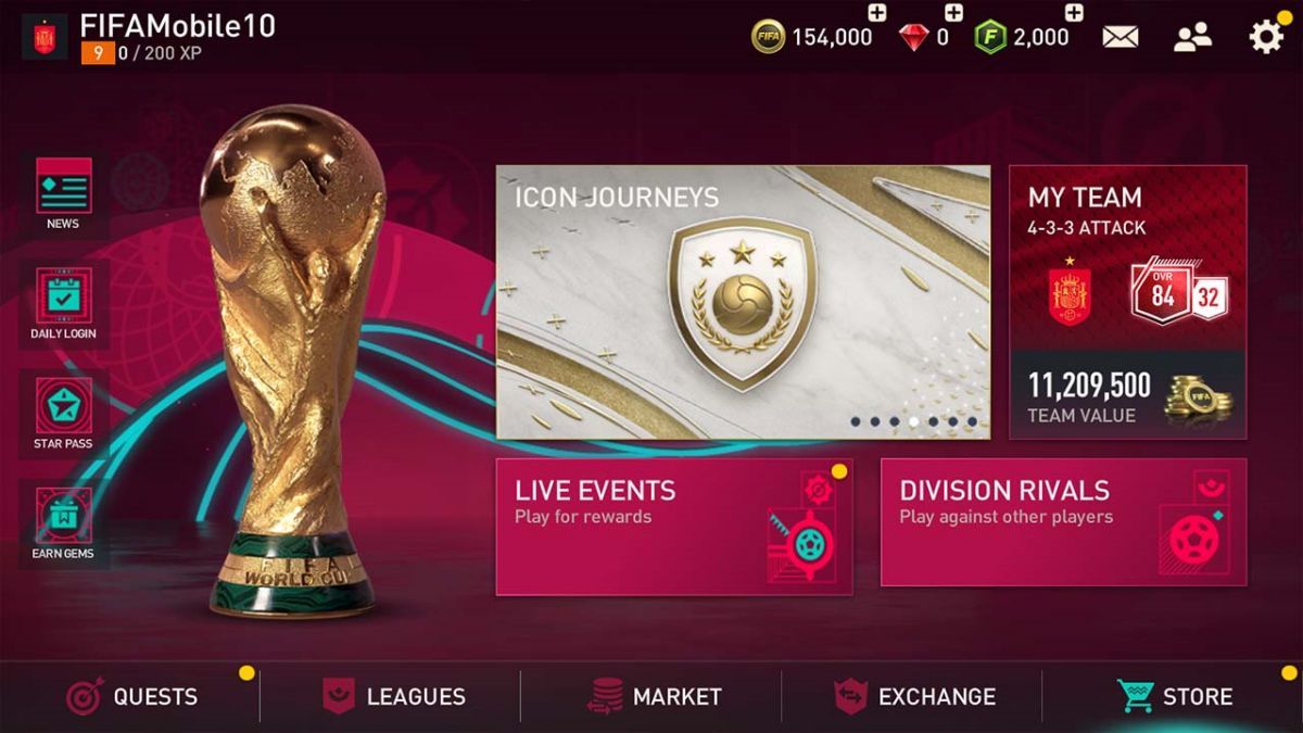 FIFA Mobile FIFA World Cup We update our recommendations daily, the latest and most fun game applications CdGameClub